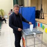 Антон Красноштанов отметил высокую активность на участке для голосования