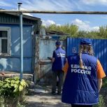 Волонтёры лагеря «Курский рубеж» восстанавливают жилые дома и социальные объекты в приграничье