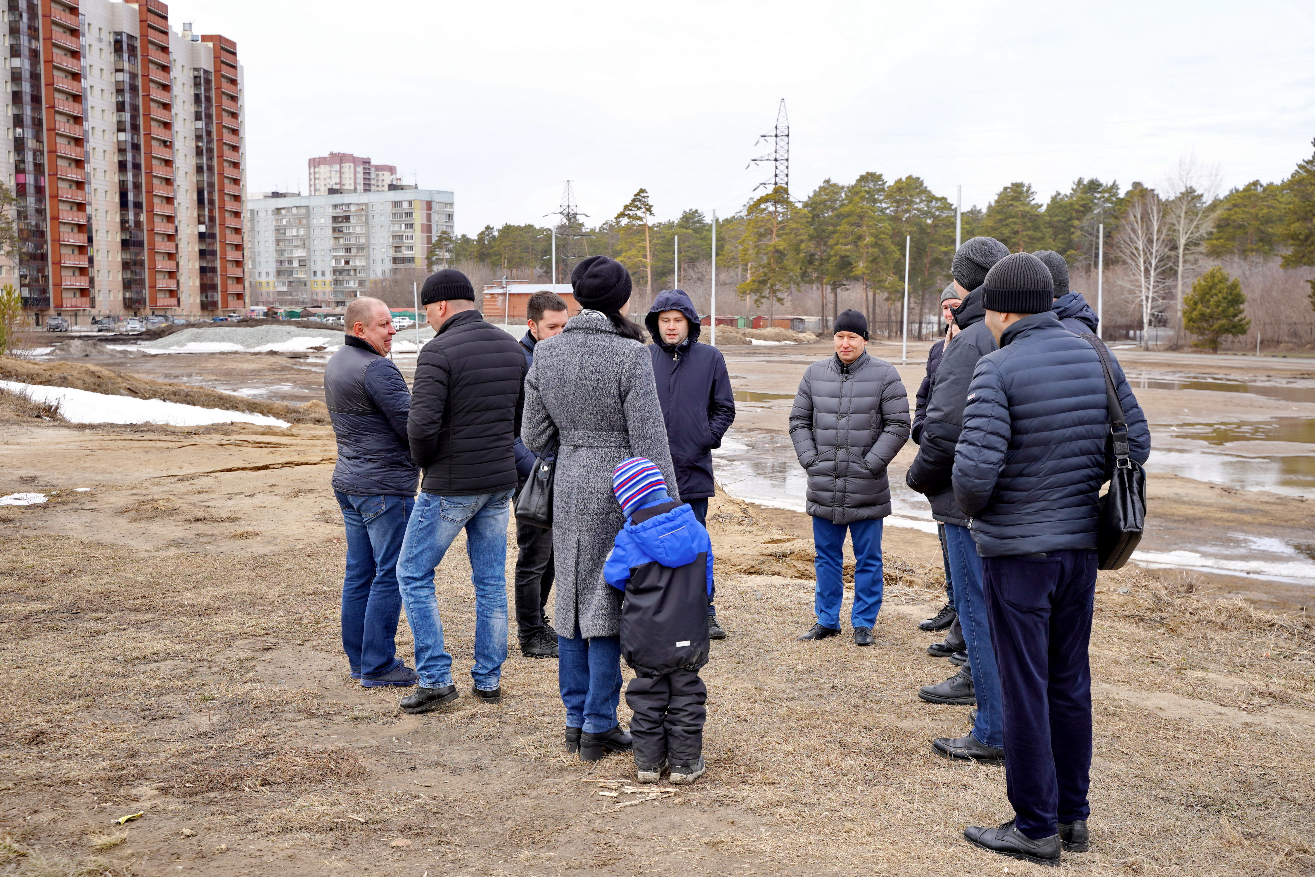 Спортплощадка в Тимирязевском парке. Умная стройка.