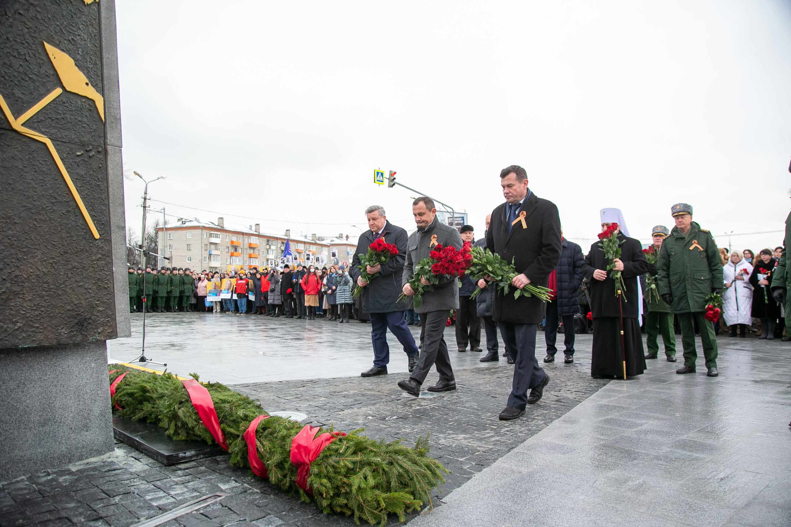 В Коломне открыли стелу «Город трудовой доблести»