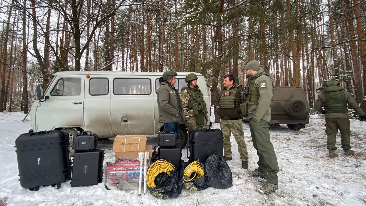 Единая Россия» передала спецтехнику 144-й мотострелковой дивизии в ЛНР