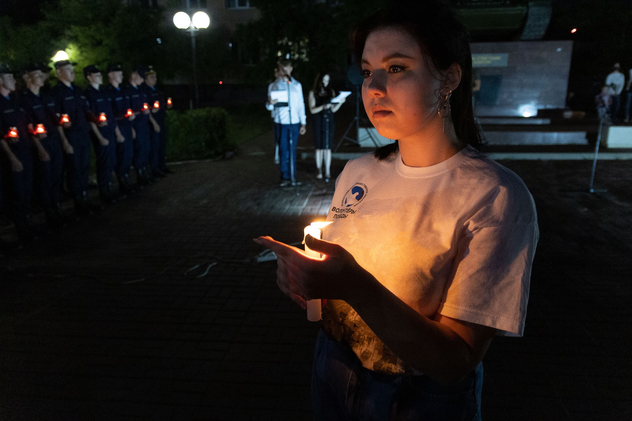 Огненные картины войны волонтеры победы