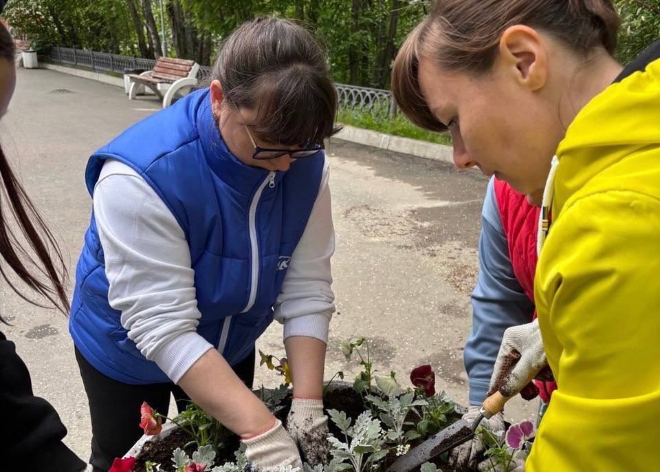 Кольские единороссы провели акцию по озеленению поселка Мурмаши

Мероприятие приурочили ко Дню России