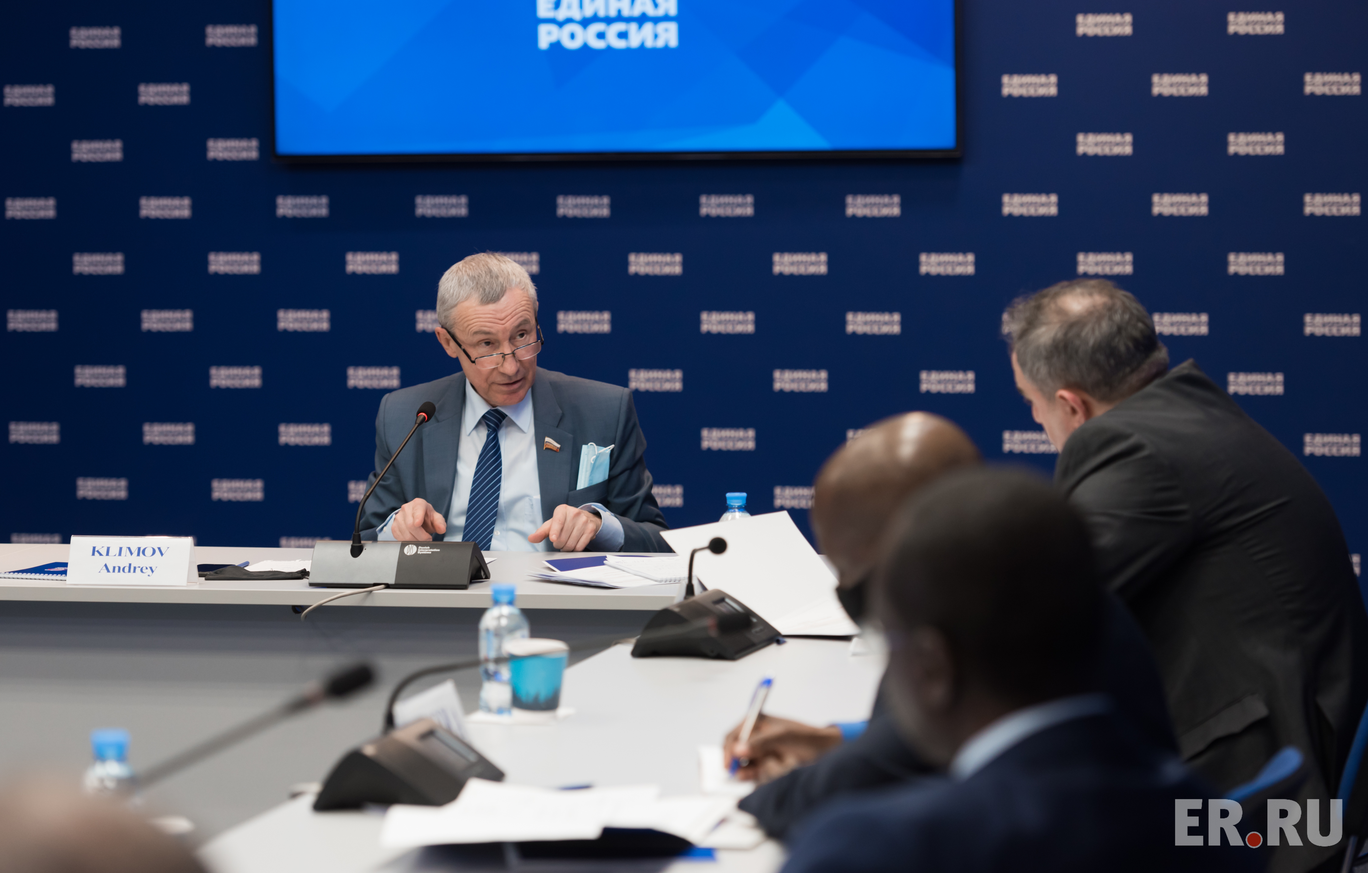 Андрей Климов провел встречу с чрезвычайными и полномочными послами ведущих стран Африки