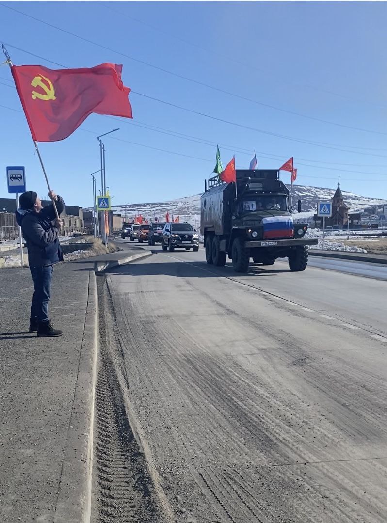 Празднование Дня Победы в городах России