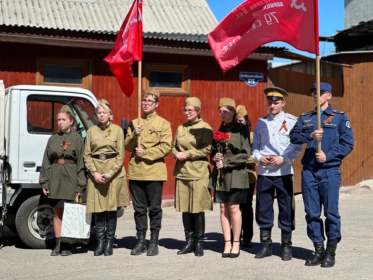 Остановку в честь ветерана Великой Отечественной войны Василия Филипповича  Дыгая торжественно открыли в Иркутске