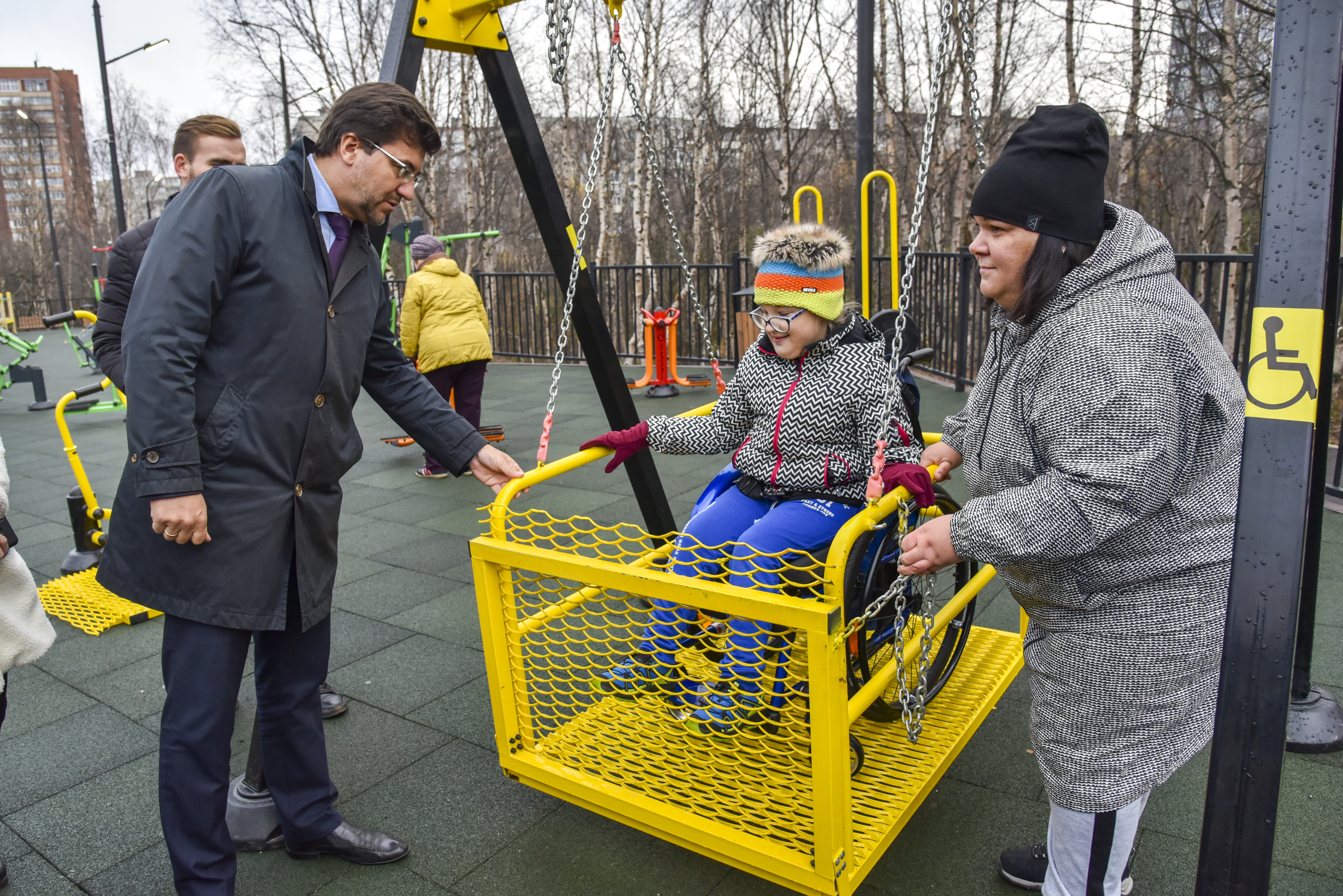 Детская площадка для детей инвалидов