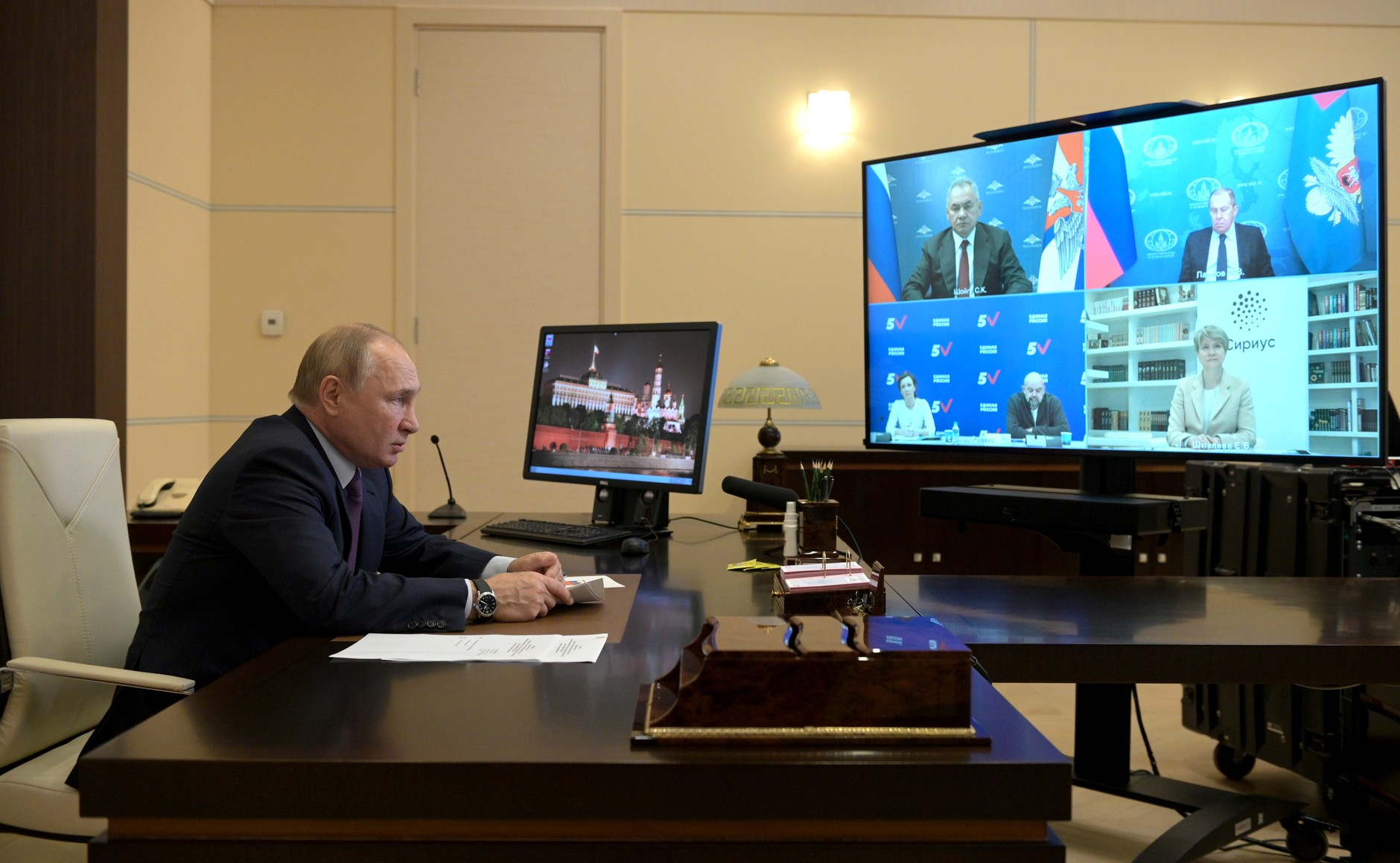 Встреча Владимира Путина с лидерами предвыборного списка «Единой России». Фото: kremlin.ru