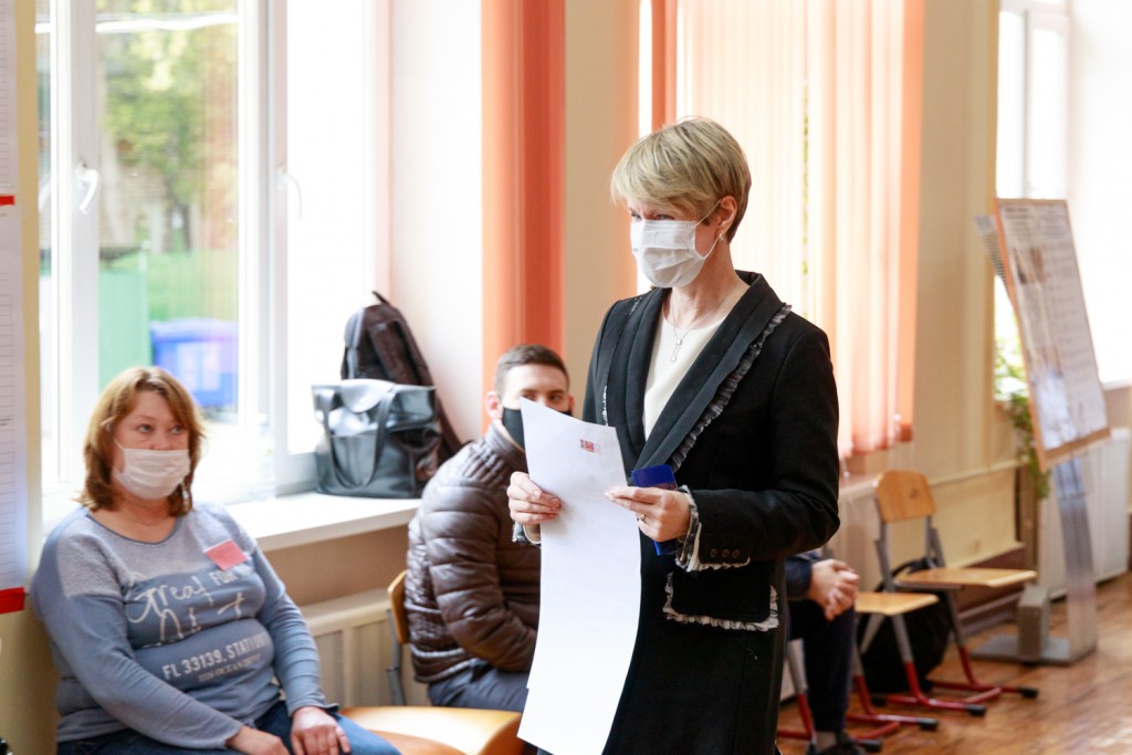 Елена Шмелева проголосовала  в Москве