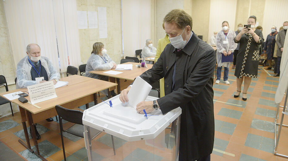 Алексей Гордеев принял участие в голосовании