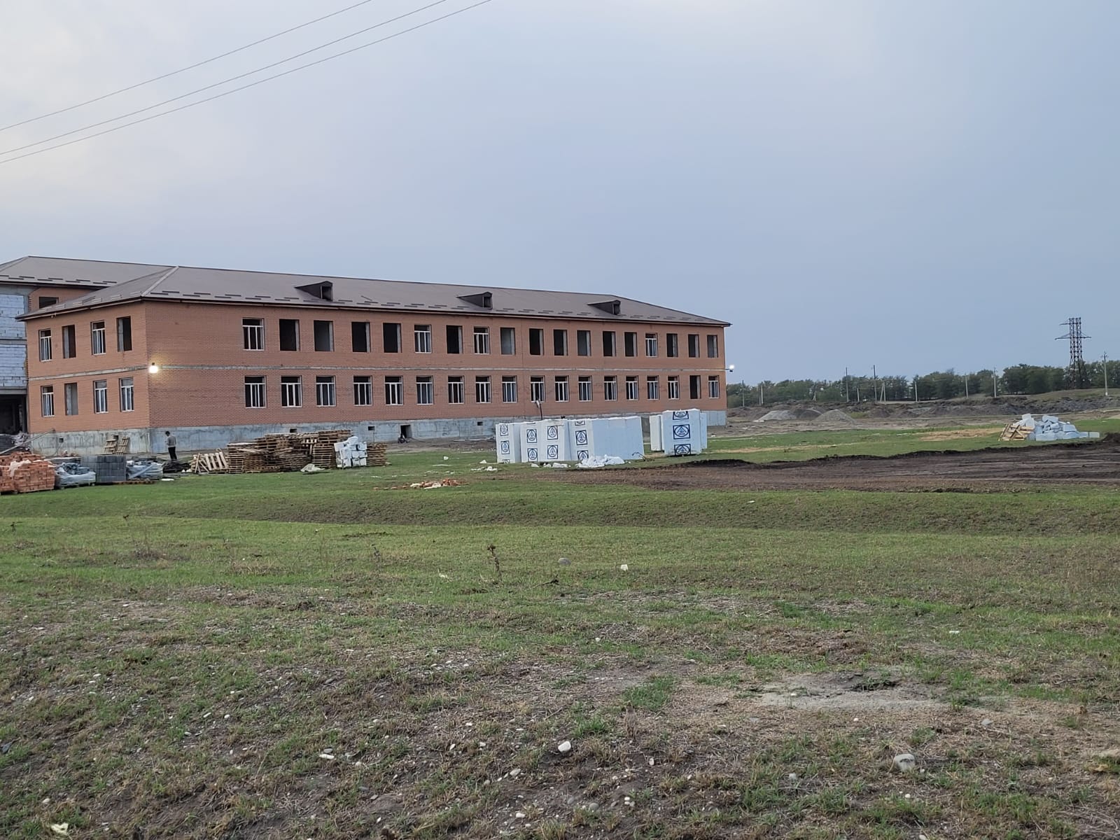 Строительство новой школы в Шелковском районе