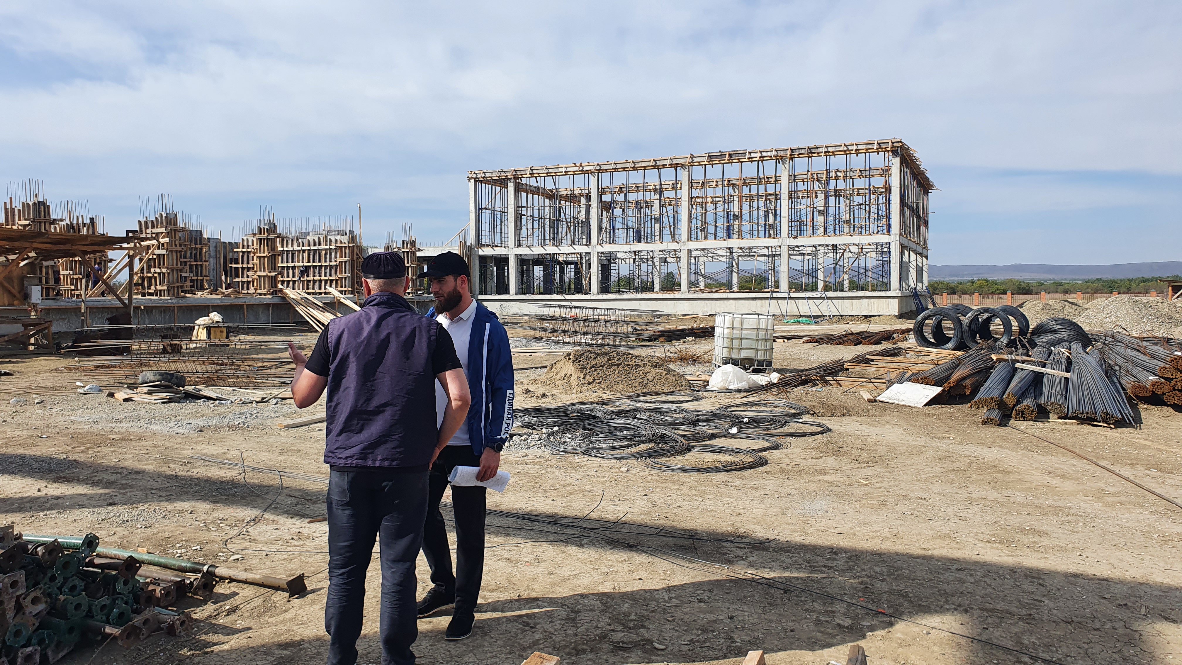Строительство новой школы в Ачхой-Мартановском районе