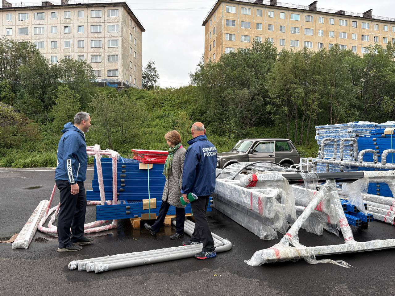 Создание «умной спортивной площадки» на Аскольдовцев, 9/22 в Мурманске вышло на финальную стадию