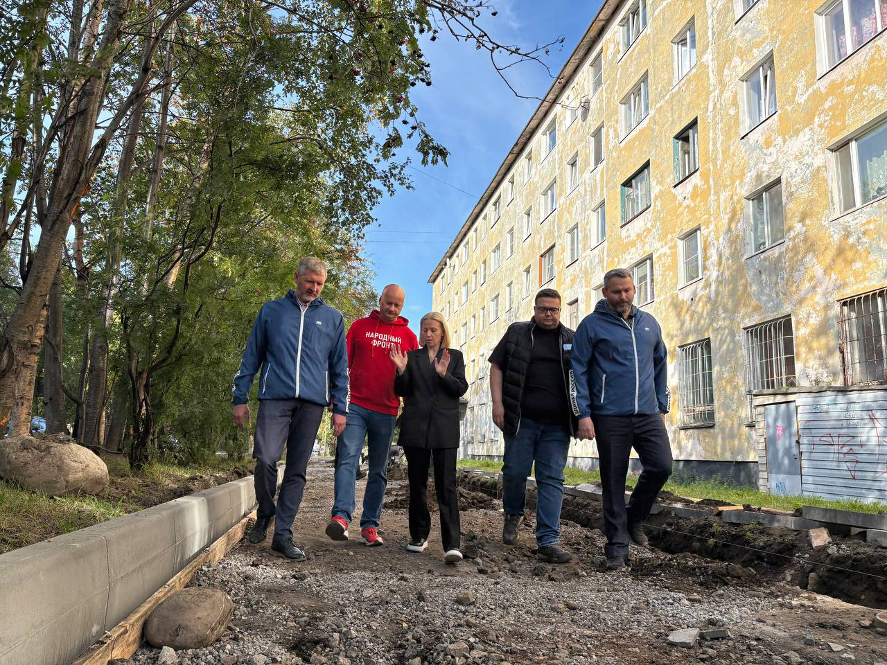 В Мурманске «Единая Россия» оценила ход дорожных ремонтов в рамках партийного проекта «Безопасные дороги»