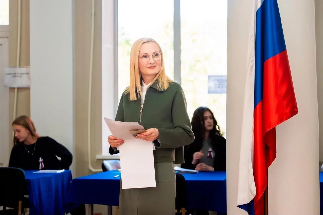 Ирина Яровая проголосовала на выборах депутатов Государственной Думы