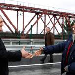 Медведев посетил пункт пропуска на границе России и Абхазии 