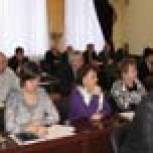 Первое заседание Собрания депутатов Усть - Донецкого района