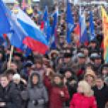 В Курске на митинг в поддержку Путина пришло около пяти  тысяч человек