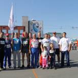 Партийцы приняли участие в беговом марафоне 