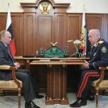 Встреча Президента РФ с главой Следственного комитета Александром Бастрыкиным
