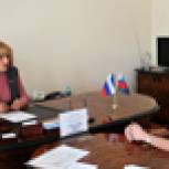 Ирина Севостьянова провела приём граждан в региональной общественной приёмной