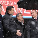 Владимир Путин посетил крупнейшие объекты Универсиады-2013