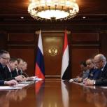 Медведев провел встречу с президентом Йемена