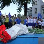 Память футболистов-участников легендарного блокадного матча почтили партийцы Петроградского района