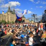 Владимирские молодогвардейцы отметили День России на Красной площади