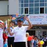 В Кайбицкий район прибыл огонь Универсиады