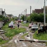 В селе Поим ураган изуродовал крыши 19 домов