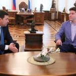 Денис Мацуев пообещал Евгению Куйвашеву "держать кулаки" за Екатеринбург при голосовании по ЭКСПО-2020 