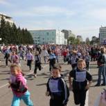 Самым юным участником "Кросса нации" стала годовалая девочка