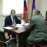 Сергей Грачев провел прием граждан