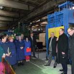 Депутат Государственной Думы Руслан Тихонов посетил ОАО «ЧПО им.В.И.Чапаева»