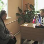 В день рождения партии в Скопине прошел прием граждан