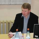 На вопросы усть-кубинцев ответили Алексей Канаев, Вадим Хохлов и Михаил Лебедев