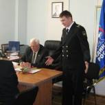 Псков посетил моряк-подводник подшефной подводной лодки «Псков»