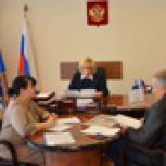 Ирина Севостьянова провела прием граждан