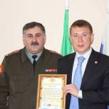 Рамиль Муллин получил благодарность от военного комиссара РТ