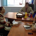 На приеме у депутата