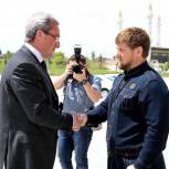 Вячеслав Гайзер и Рамзан Кадыров обменялись опытом управления регионами