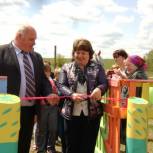 Детская игровая площадка открылась в поселке Большеворонежский Зиминского района