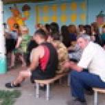 Встреча с молодыми жителями Гусевой Людмилы