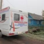В Медвенском районе Курской области начал работу передвижной медицинский комплекс