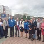 В Братске завершился автопробег, посвященный Дню российского флага