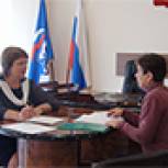Елена Сенаторова провела прием граждан в Белгороде