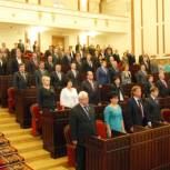 Состоялась первая сессия Госсобрания республики шестого созыва