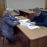 В Юрьев - Польском прошел прием граждан