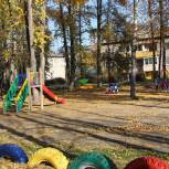 В воинской части некоузского поселка Волга появилась детская площадка